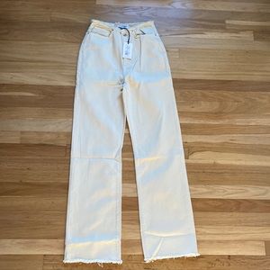 WeWoreWhat Frayed Straight Jean